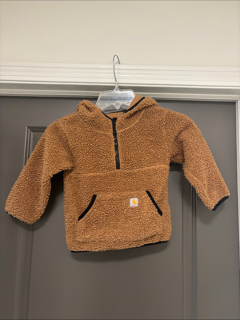 Carhartt tan quarter zip 2T
